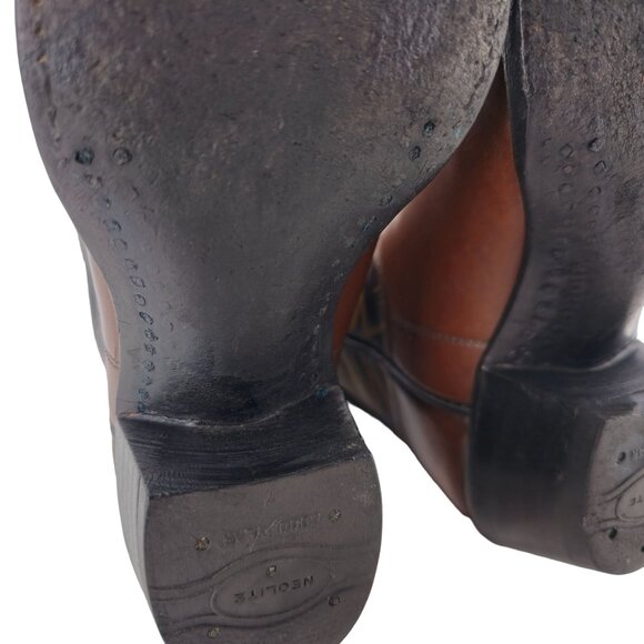 Vintage Paul Bond Tall Custom Womens Size 6B Brown Leather Cowboy Western Boots - Picture 10 of 15